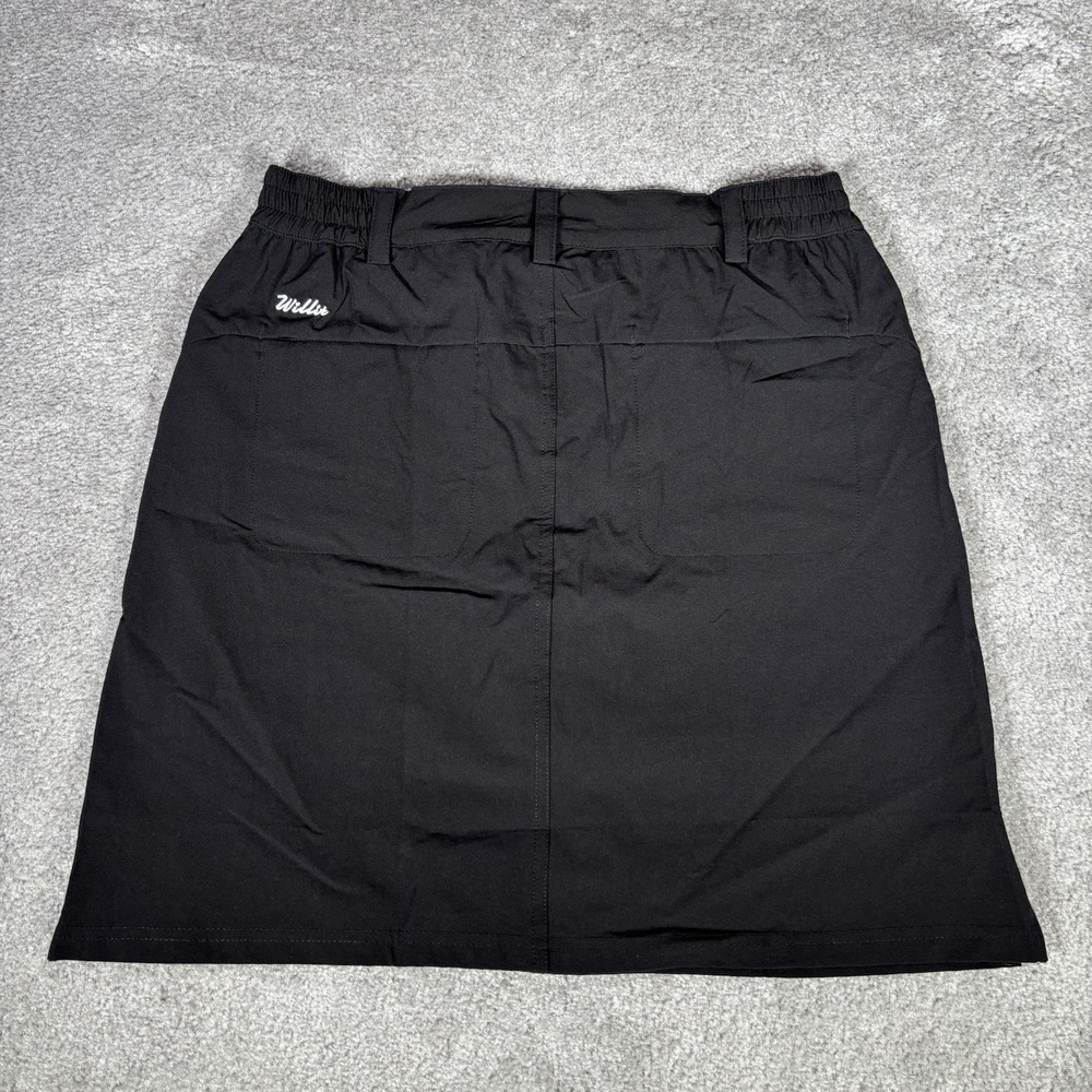 Willit Skort Skirt Womens S Black Stretch Performance Golf‎ Tennis Athletic